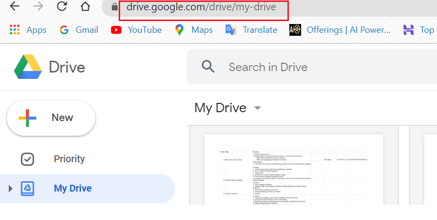 drive