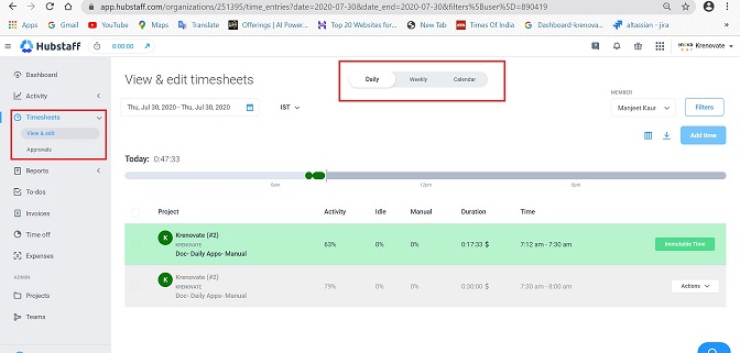 timesheet